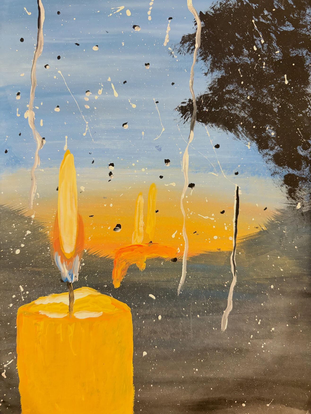 Rainy Night by Candlelight