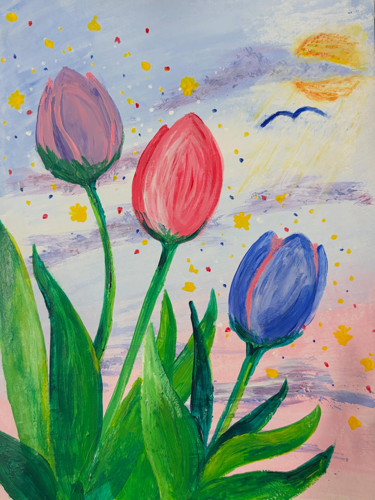 Sibling Send Off (Memorial Painting)